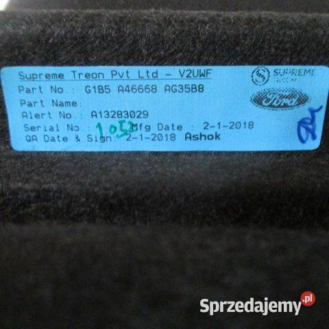 PÓŁKA BAGAŻNIKA FORD KA PLUS G1B5 A46668 2018R Rakoniewice sprzedam