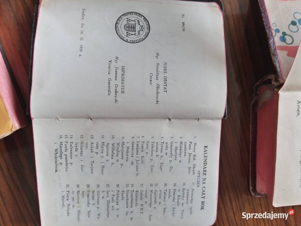 Stare książeczki do nabożeństwa sprzedam