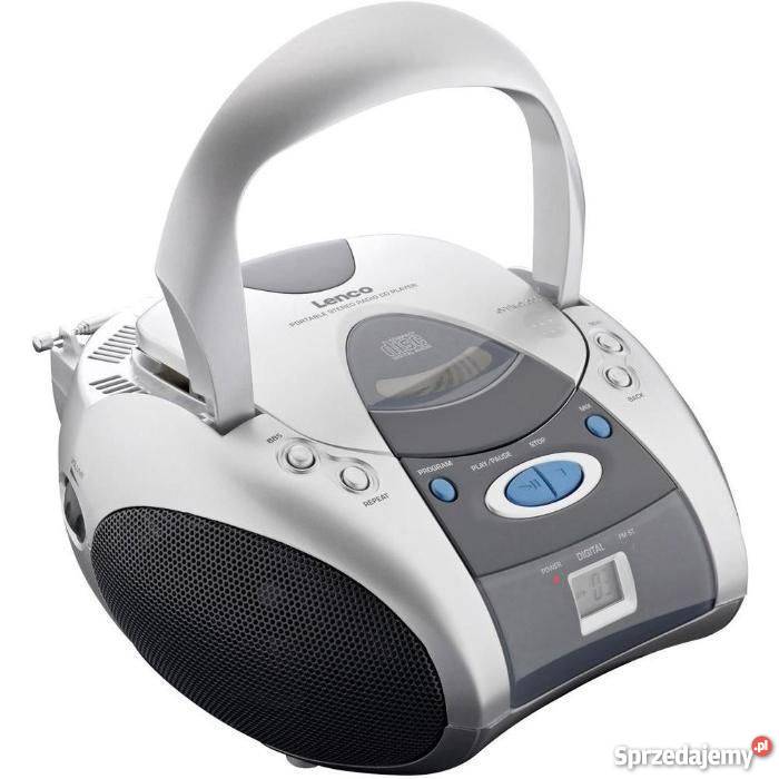 Radioodtwarzacz CD, FM Lenco SCD-26 SCD-26CD, sreb