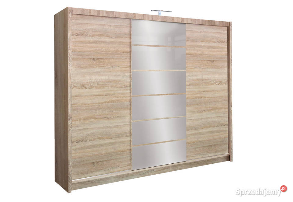 Szafa przesuwna z oświetleniem Malibu 250x215x61 Wieruszów sprzedam