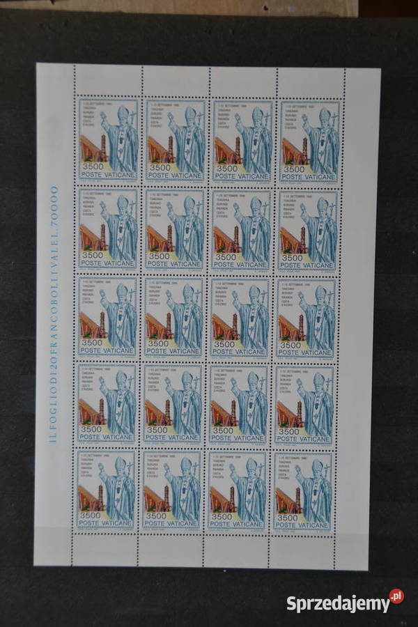 Znaczki Papież Jan Paweł II Watykan XX Ks