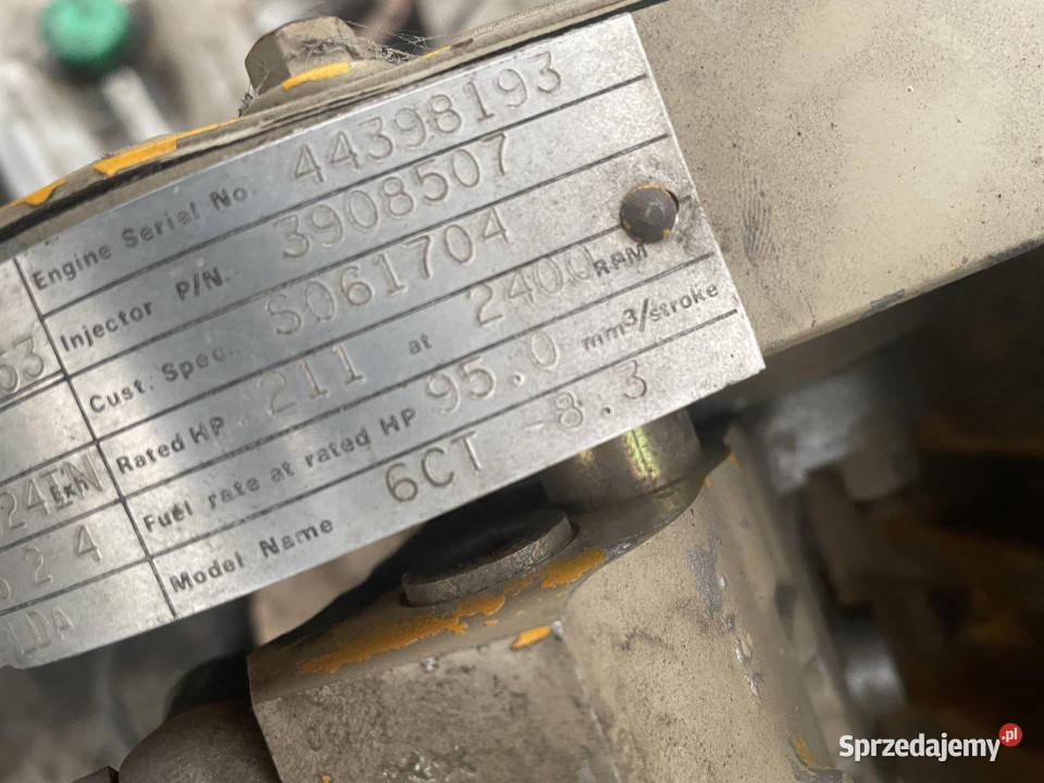 Cummins 6CT 83 silnik kompletny Jastrzębniki