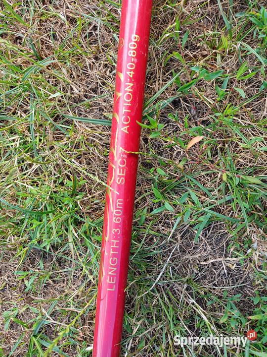 Wędka teleskopowa 360m 4080g podkarpackie Rakszawa