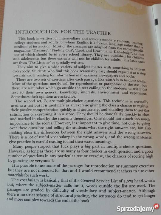 Read think answer teachers edition Gordon Green pomorskie Gdańsk sprzedam