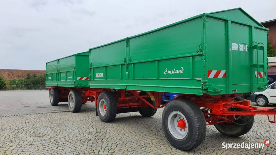 Przyczepa transportowa Krone KRONE DK225 16 nieuszkodzony Głogówek