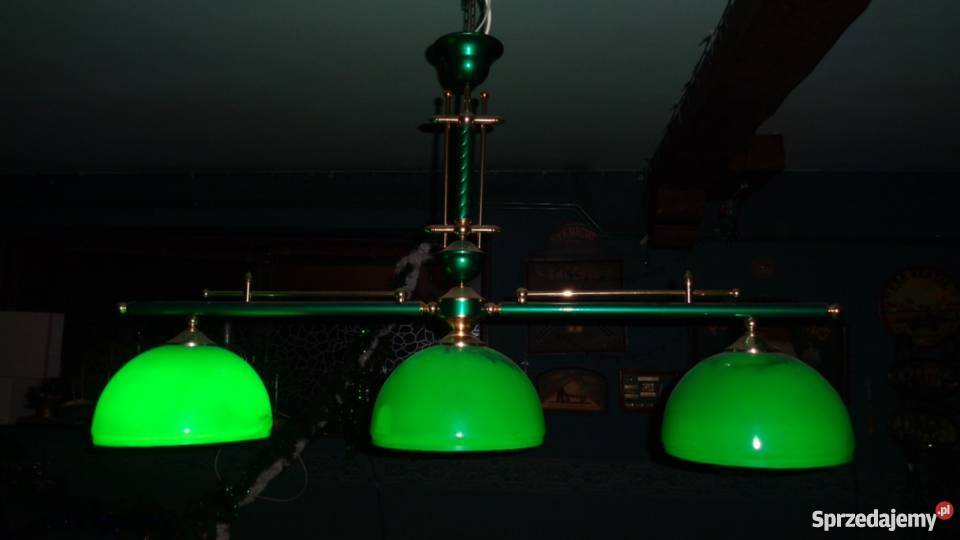 Lampa stół billardowy wielokolorowy