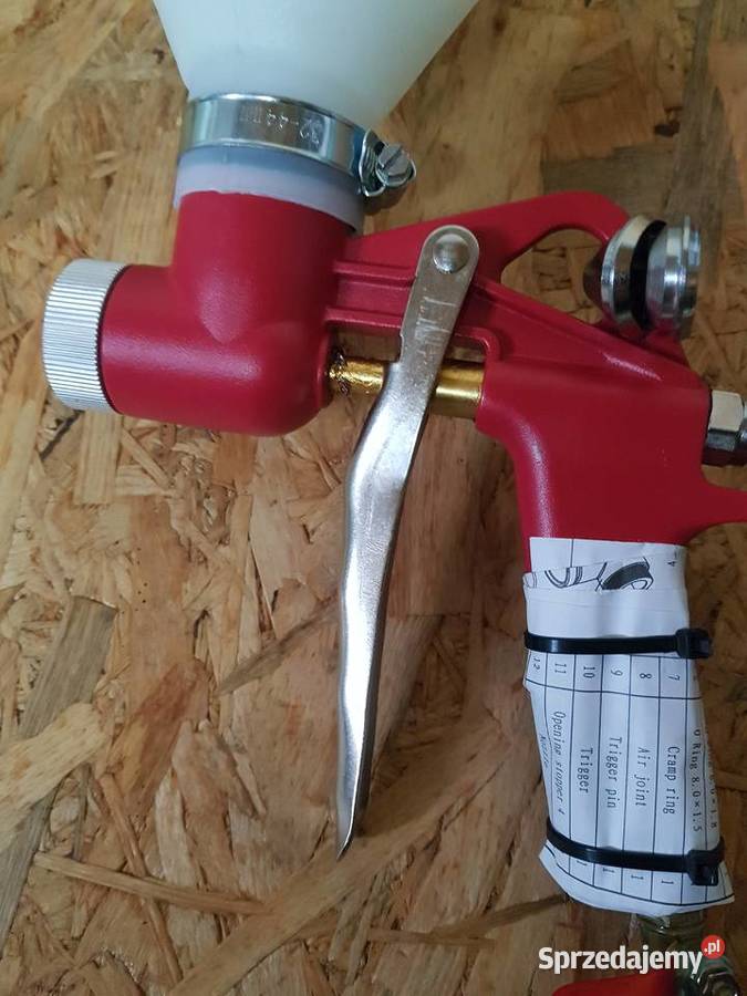 PISTOLET DO TYNKOWANIA Malowania PLASTIK SILVER olejowy  Głogowa