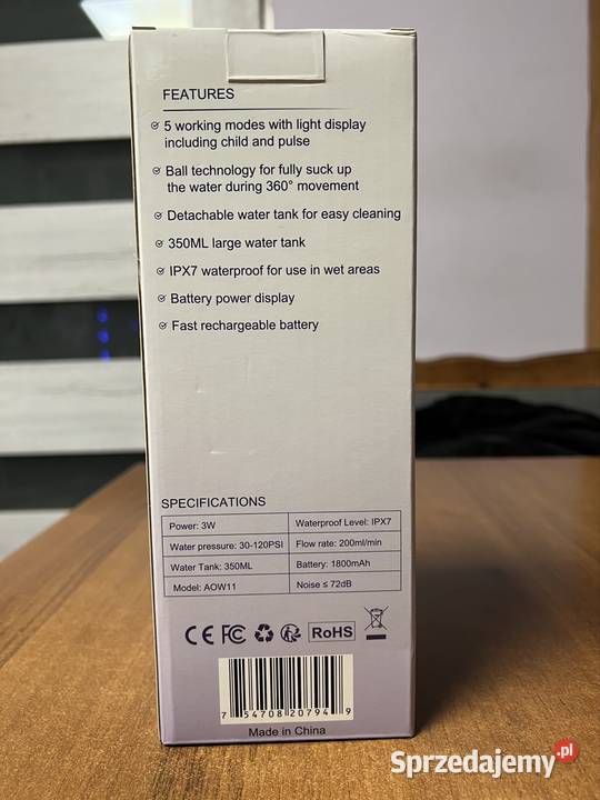 Irygator do zębów BEZPRZEWODOWY dolnośląskie Kuklice