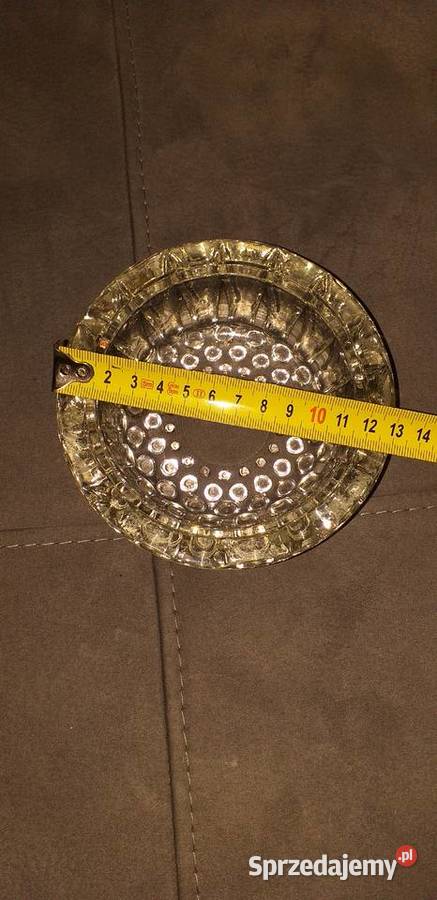 Szklana popielniczka Legionowo