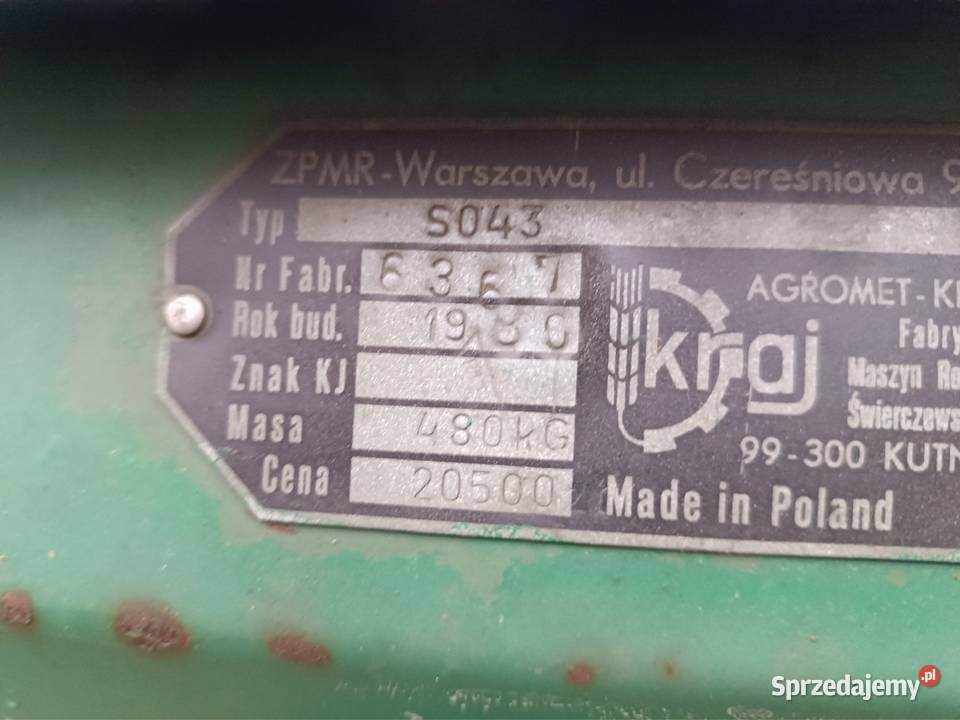 Sprzedam siewnik poznaniak 27 RAU Siewniki i sadzarki małopolskie Męcina
