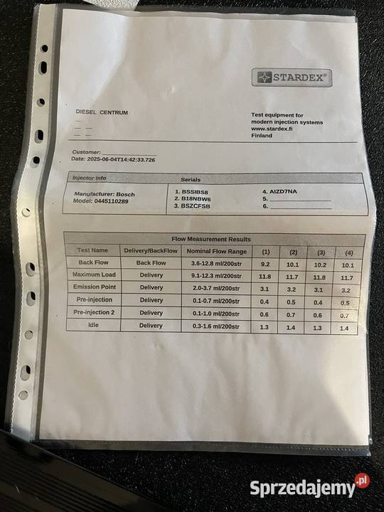 Wtryski wtryskiwacz BMW 7798446 0445110289 f30