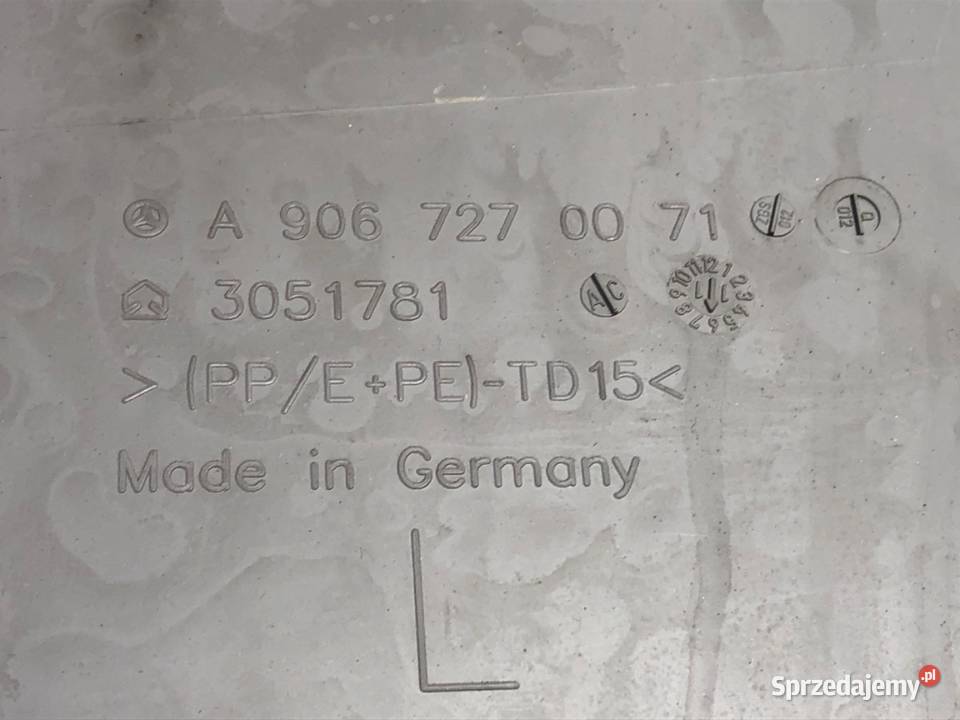 BOCZEK DRZWI LEWY PRZÓD MERCEDES W906 Bus