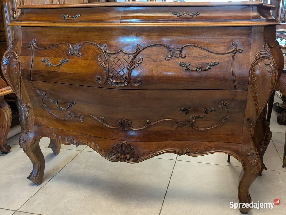 Wspaniała komoda neobarokowa orzech sklep Dąbrowa Górnicza