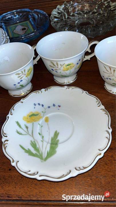 Filiżanka z talerzkiem Tirschenreuther Porcelana i szkło pomorskie Gdańsk sprzedam