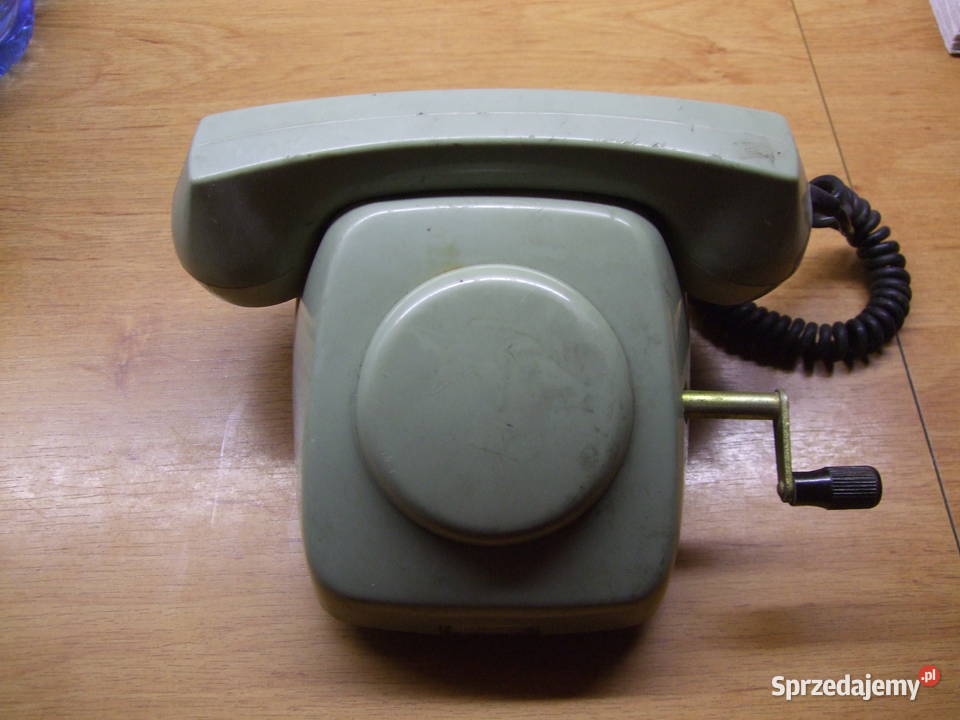 Stary aparat telefoniczny na korbkę podlaskie Supraśl