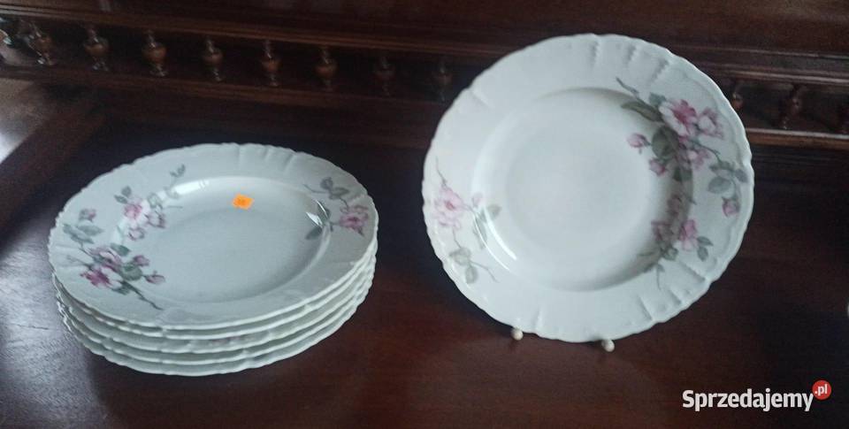 Talerz do zupy Kwiaty wiśni MZ Altrohlau R pomorskie