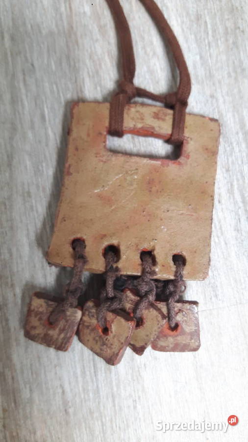 Naszyjnik ceramiczny ręcznie wykonany Otwock