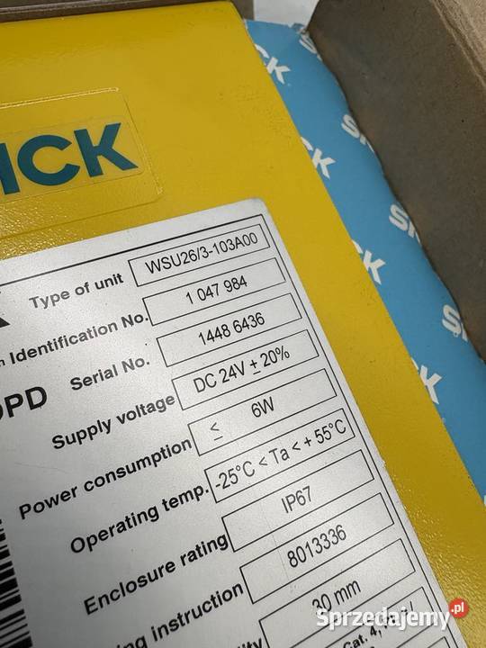 Sick WSU263103A00 1047984 Czujnik Warszawa