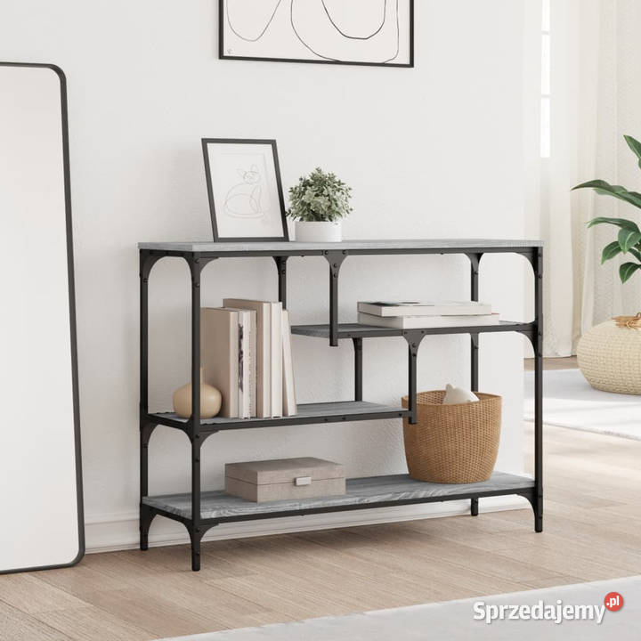 Stolik konsolowy szary dąb sonoma 100x30x75 sprzedam