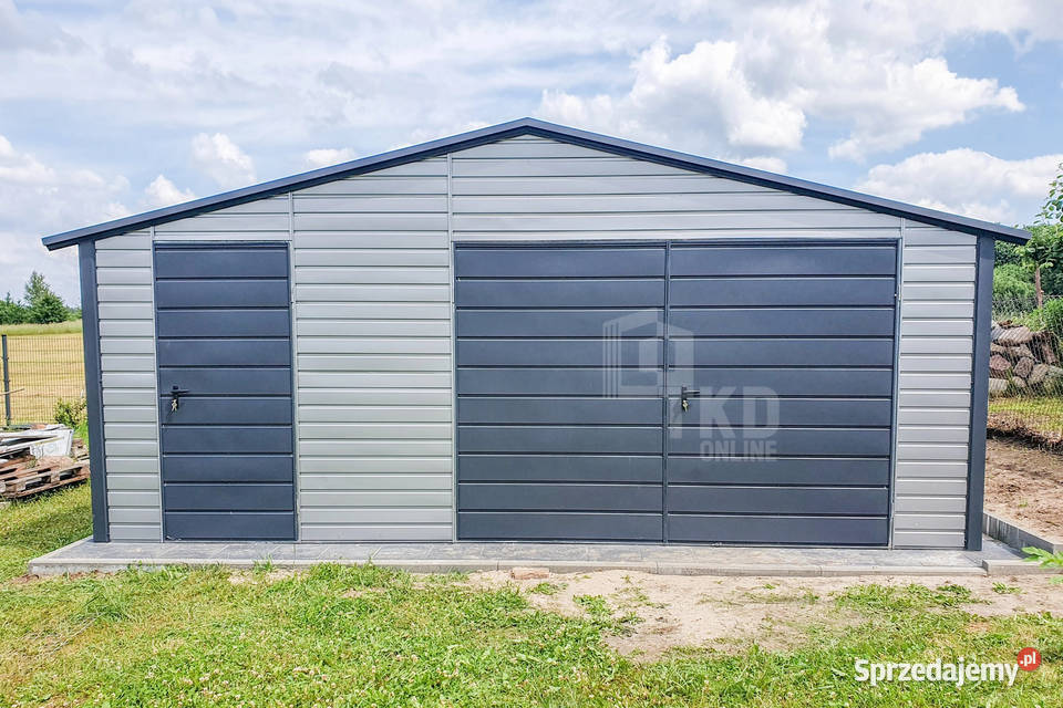 Garaż Blaszany 7x6m Brama Uchylna Drzwi Okno samodzielny kujawsko-pomorskie Toruń sprzedam