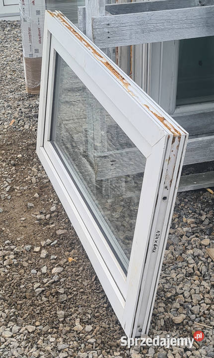 OKNO KacprzaK 124x61 Okna Używane Plastikowe PCV Lublin