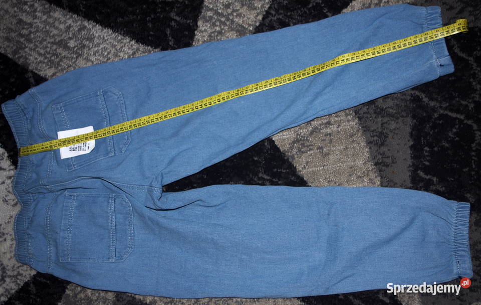 Spodnie jeans zimowe ocieplane pas 85100 Krosno