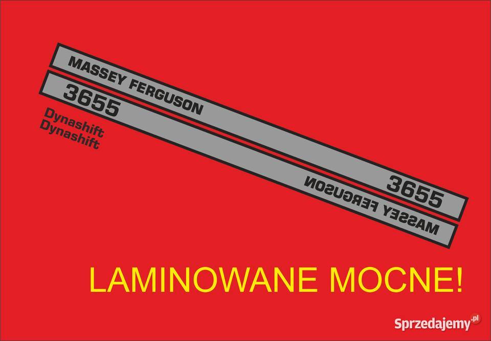 Naklejki massey ferguson 3655 mocne laminat kujawsko-pomorskie Bydgoszcz