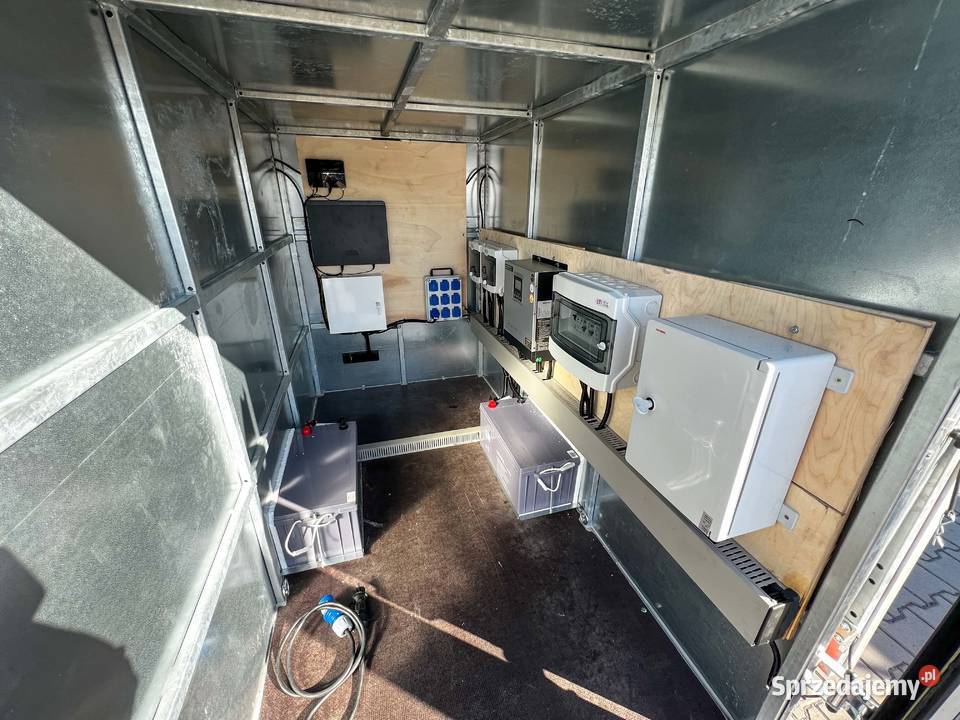 Przyczepa do monitoringu kontener kamery furgon wielkopolskie Kotlin sprzedam