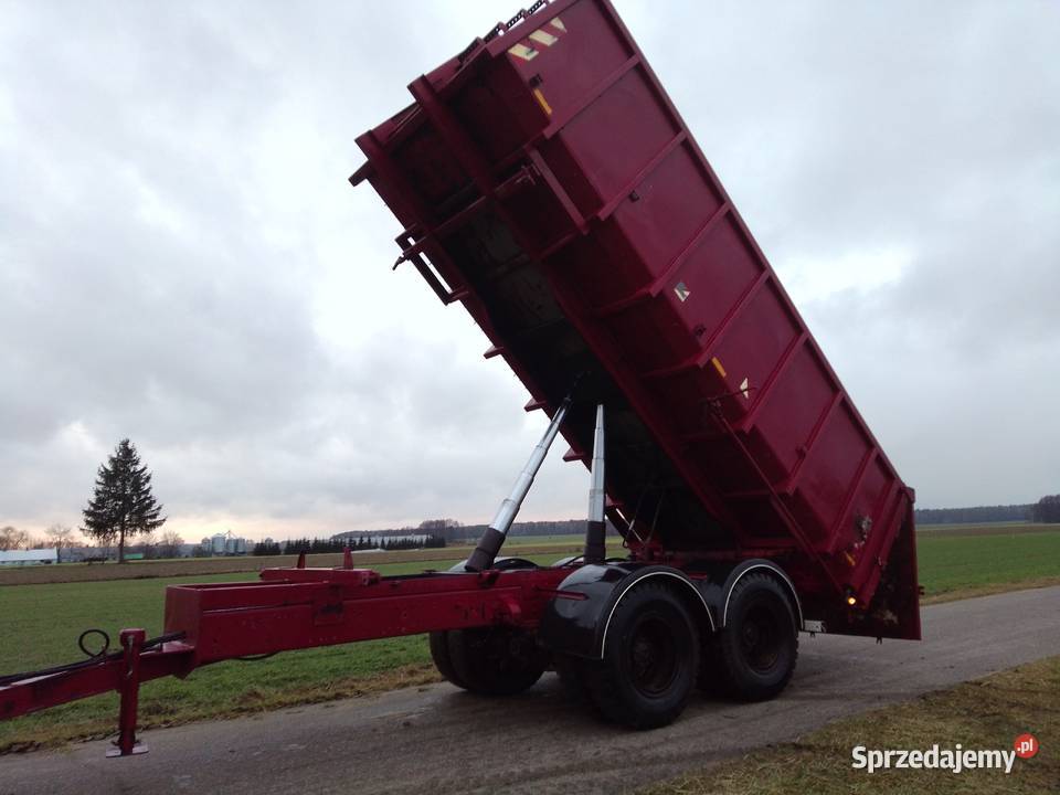 Przyczepa skorupowa wywrotka 1216ton tandem