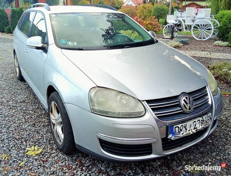VW GOLF KOMBI 2008 mały przebieg szary Dzierżoniów
