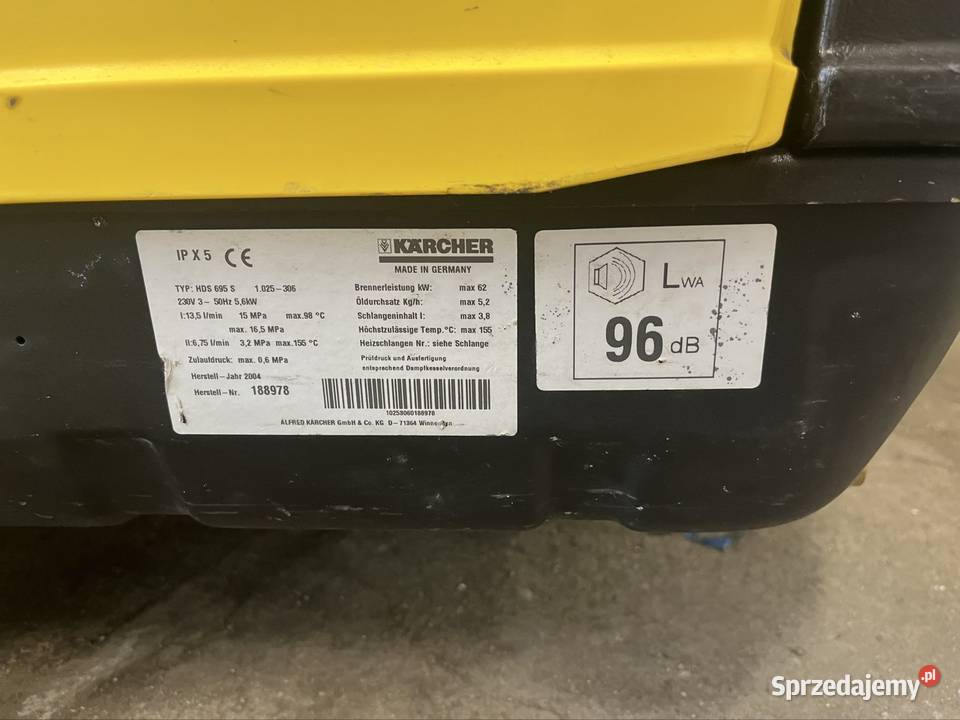 Krcher HDS 695 S Narzędzia Stryszawa