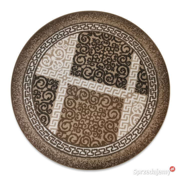 OKRĄGŁY DYWAN 100X100 GĘSTY WŁOS LAILA 15857 Białystok sprzedam