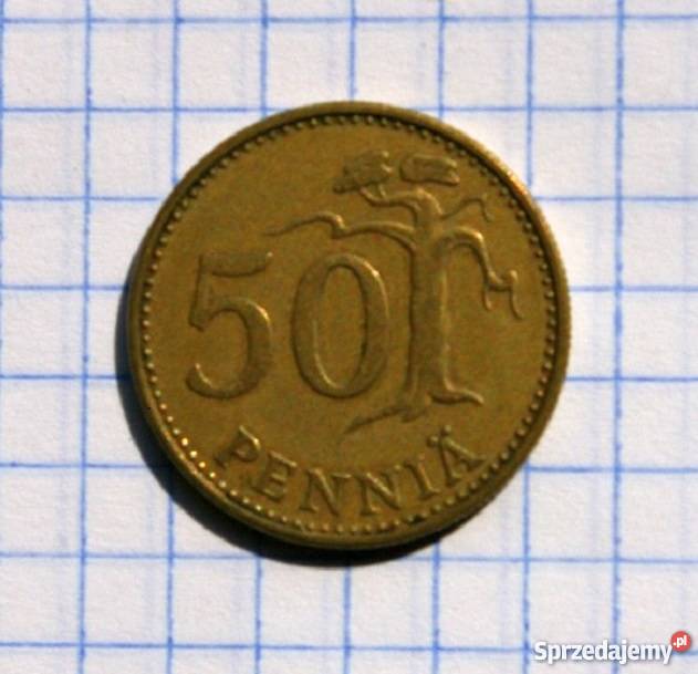 50 PENNIA 1963 FINLANDIA Piszczac sprzedam