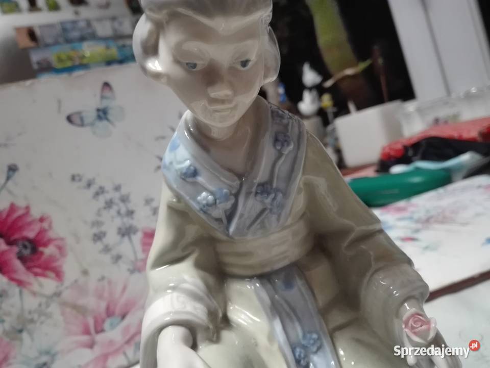 Figurka porcelanowa japonki Rybnik sprzedam