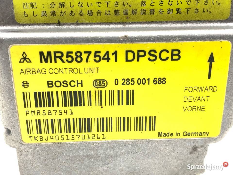 SENSOR AIRBAG MITSUBISHI COLT VI MR587541 0212