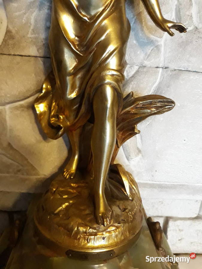Francuski zegar figuralny 60 sprawny Wrocław sprzedam