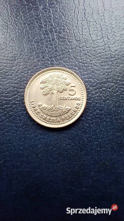 Stare monety 5 centavo 1992 Gwatemala Lesko sprzedam