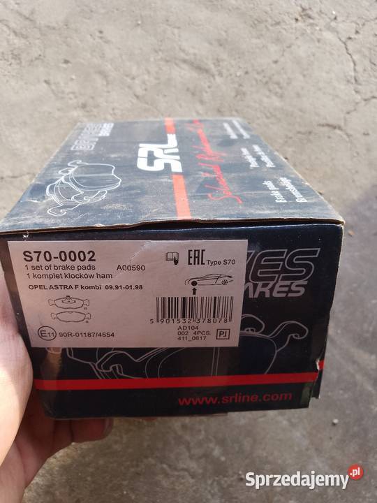 Klocki hamulcowe przód Opel Corsa b Klocki hamulcowe Tuchorza