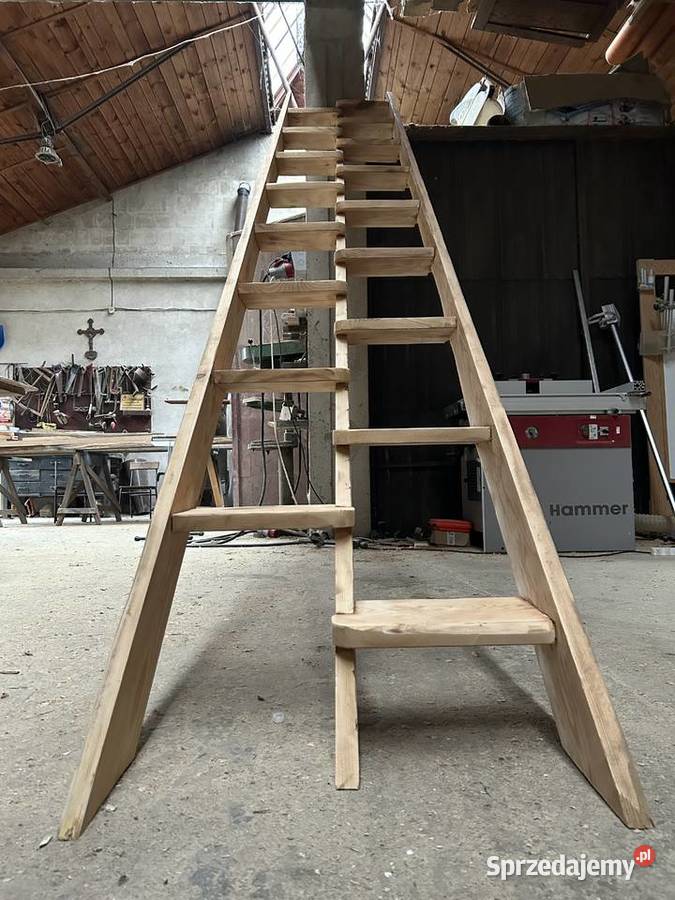 Schody drewniane samonośne kacze Brańszczyk