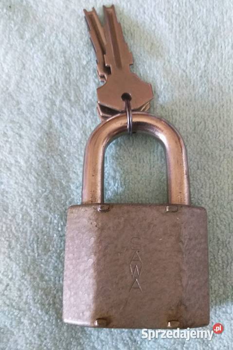 Kłódka pałąkowa SAWA z 3 kluczami