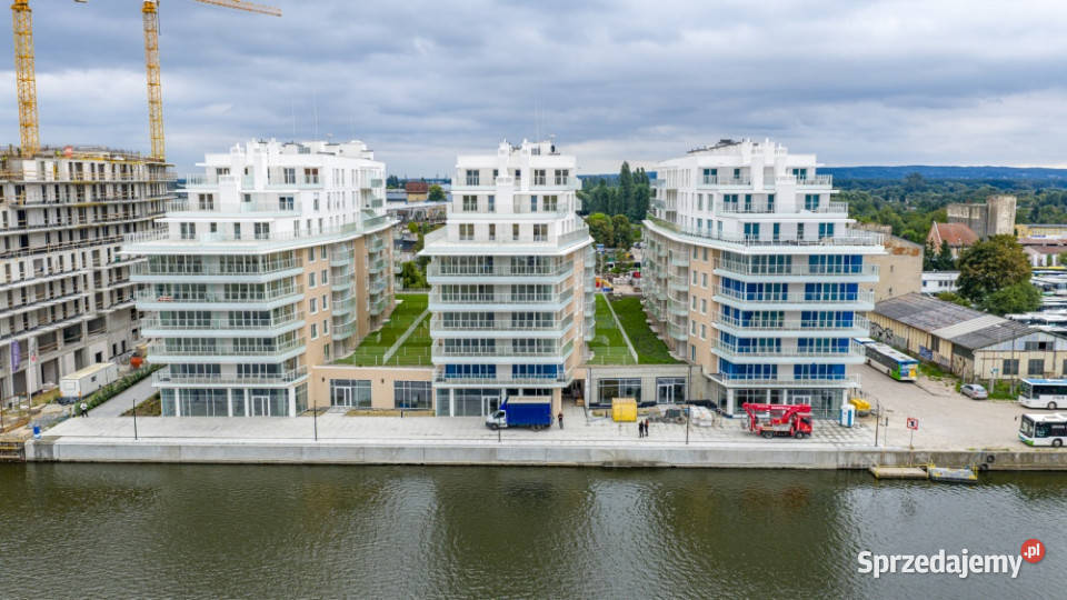 Apartament z widokiem na Odrę Nowa Przystań Liczba pokoi 2 sprzedam