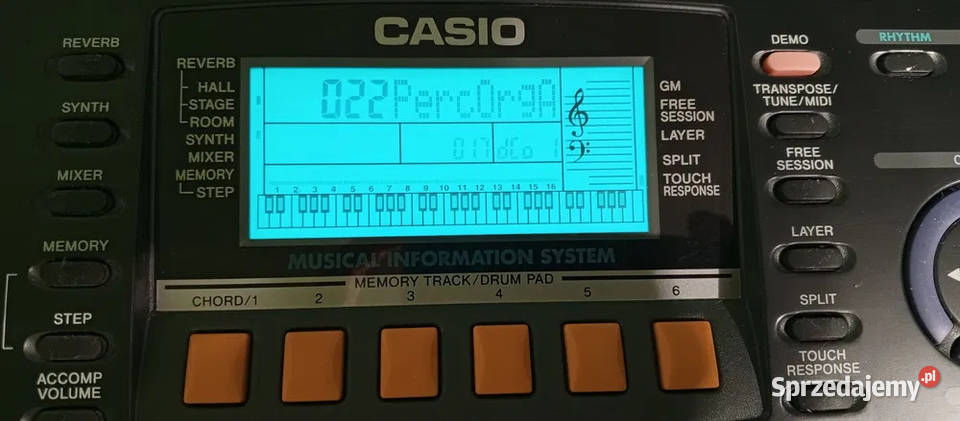 Keyboard Casio CTK 611 Syntezator