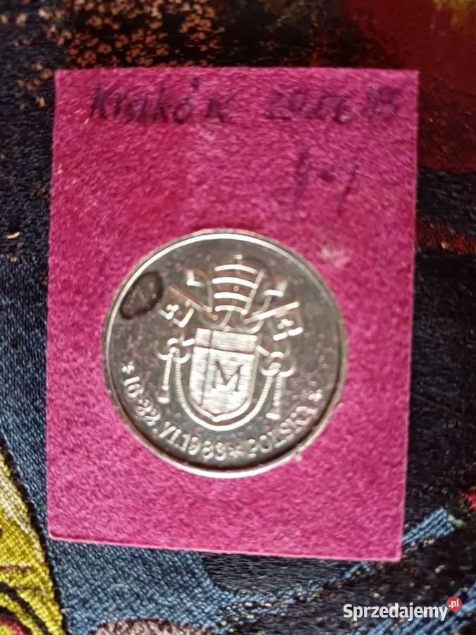 Posrebrzany medal z JP II 1983r Kraków sprzedam
