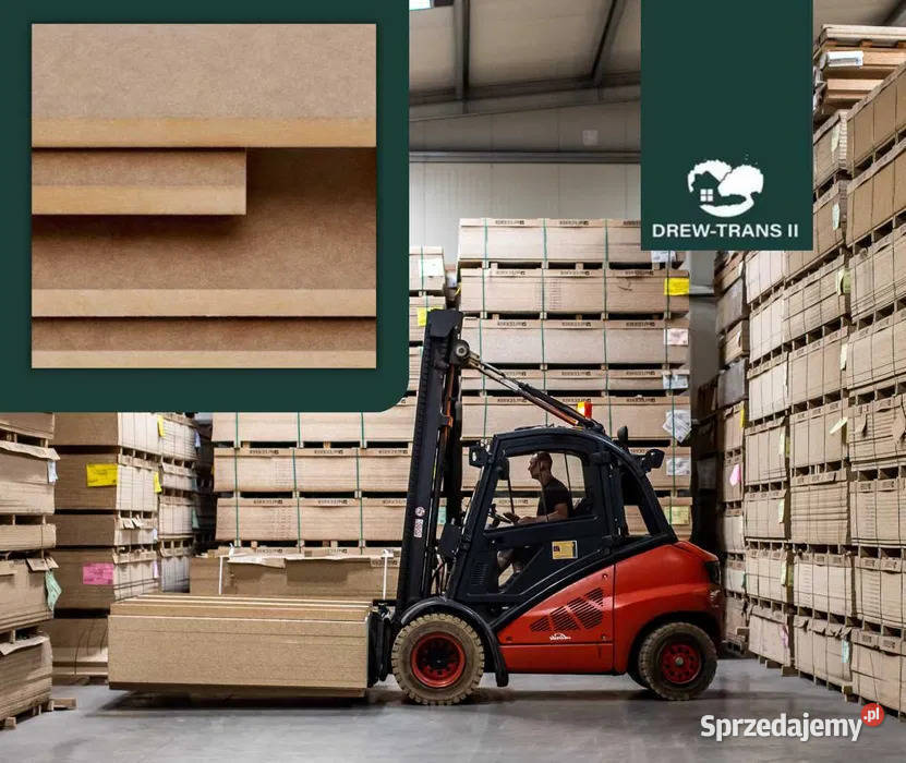 Płyty MDF surowe trudnopalne ognioodporne 2800x Chojnice