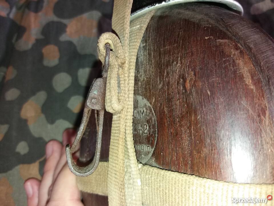 Manierka kokos 1942 Wermacht SS III Rzesza mazowieckie Płock