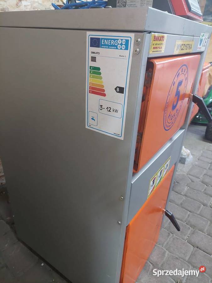 Kocioł co 5 klasy 12 kW z podajnikiem na Turek