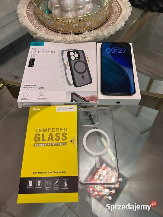 iPhone 15 Pro 256GB Czarny Na gwarancji Stan Nysa