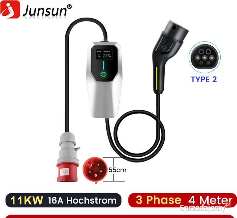 JUNSUN Przenośna elektryczna ładowarka