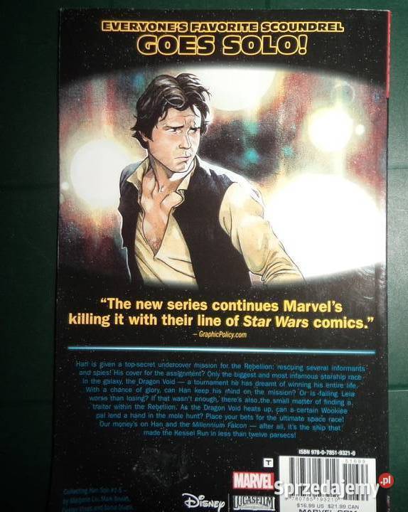 komiks Star Wars Gwiezdne Wojny Han Solo ENGLISH Rzeszów