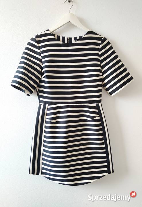 Sukienka w paski TopShop Dress Stripe Zip Zamek Jasło sprzedam